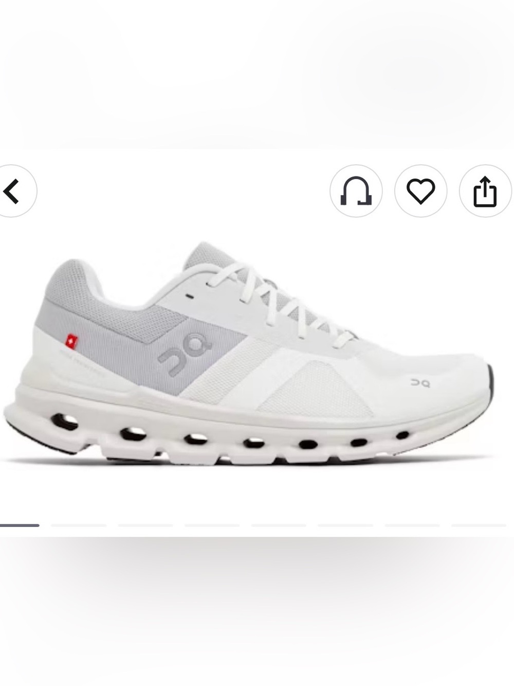 On Running Cloudrunner White Frost 46-99015 Womans